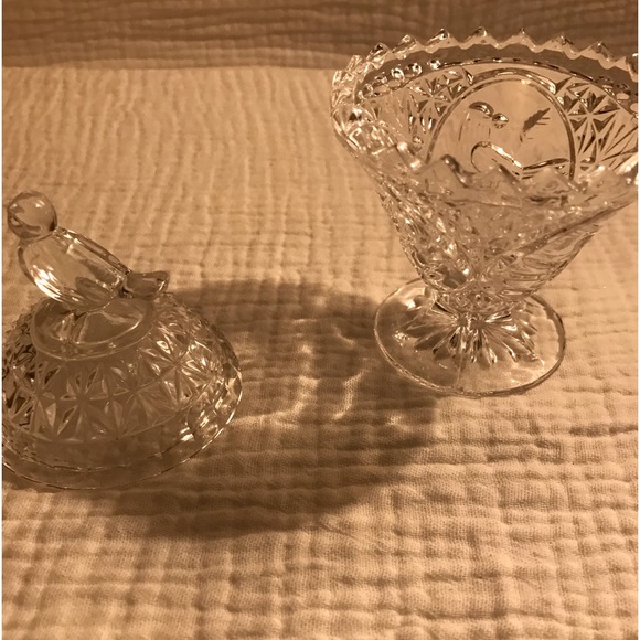 Crystal round trinket dish - Picture 4 of 5